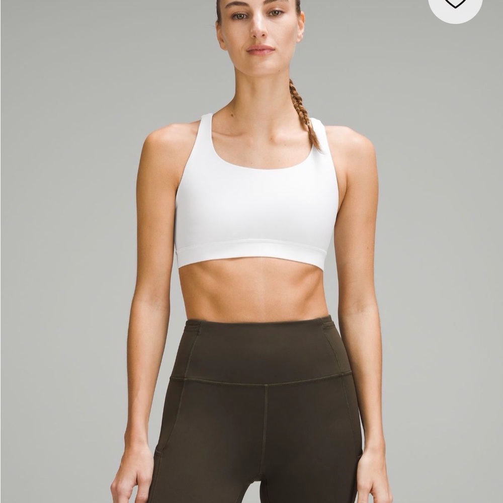 Lululemon Athletica White Sports Bra